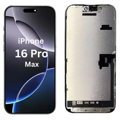 iPhone 16 Pro / 16 Pro Max LCD Panel Black – Premium Display Replacement