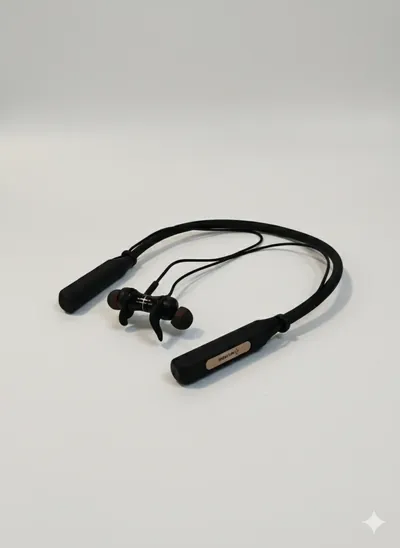 Noise Cancellation Neckband Earphones with Mic - 25 H Non-Stop Playtime