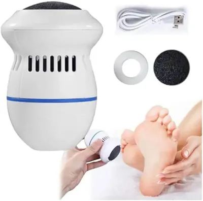 Find Back Rechargeable Electric Foot Grinder with Built-in Vacuum – Professional Pedicure Callus Remover for Dead Skin & Cracked Heels