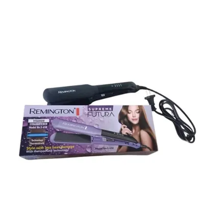 Remington Supreme Futura Titanium Straightener S-658 | Thermoshield Technology for Less Heat Damage | Professional Hair Styling Tool