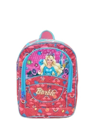 Colorful Cartoon Character Kids Backpacks bag – Barbie & Horse Print School Bags (Set of 5)