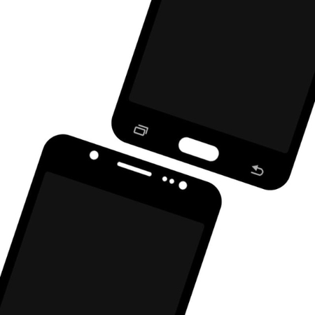 LCD SAMSUNG Galaxy J510 BLACK & Gold – High-Quality Display Replacement