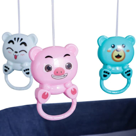 RC Baby Rocker with Remote Control Electric Infant Bouncer with Music, Timer & Adjustable Seat