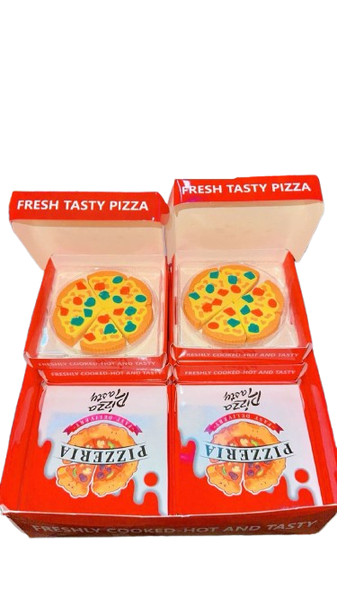 Pizza Eraser Set - Fun Food Erasers for Kids and Adults