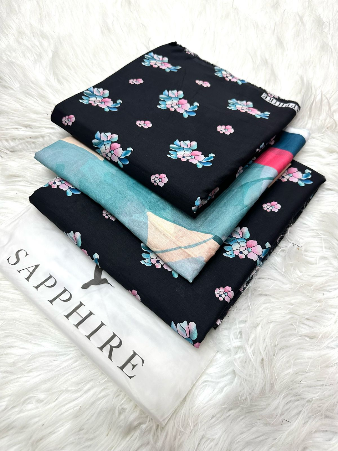Sapphire 3-Piece Lawn Collection – Printed Elegance with Premium Quality