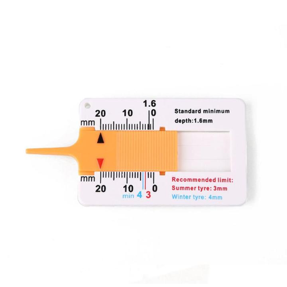 Plastic Tire Tread Depth Gauge – Accurate & Portable Tire Measurement Tool