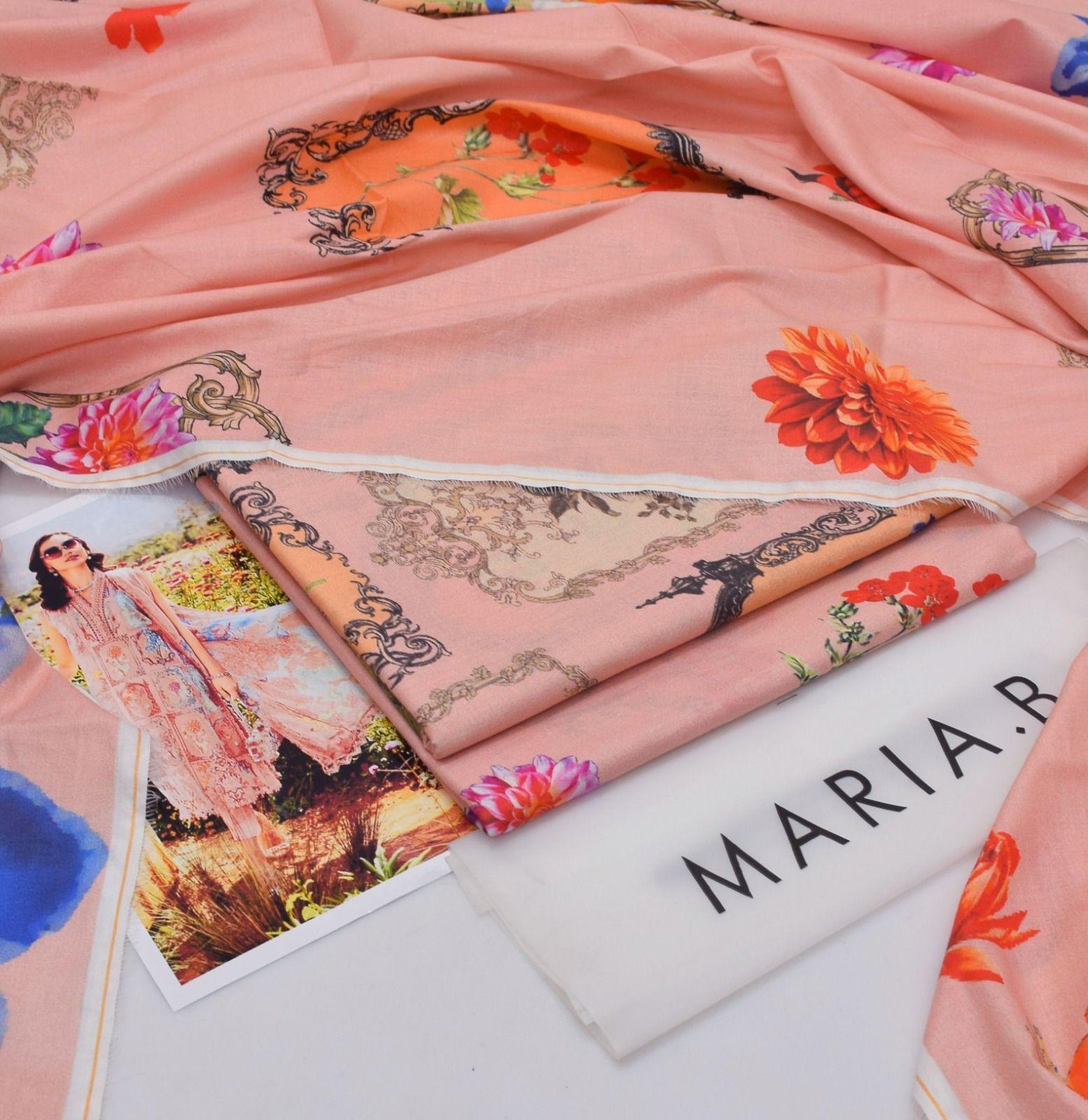 Maria.B MPRINTS Summer 2025 | 3-Piece Lawn Suit | Digital Printed | Airjet Fabric | Wholesale & Retail