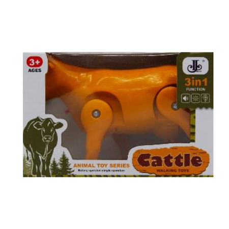 Interactive 3-in-1 "Funny Calf" Electric Walking Cattle Toy with Lights, Music & Sounds for Toddlers (Ages 3+)