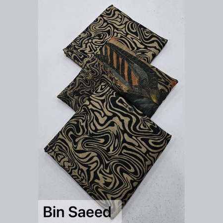 Bin Saeed Lawn 2025 | Premium Printed 3-Piece Suit with Diamond Dupatta – Elegant Summer Collection