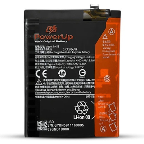PowerUp Battery for Xiaomi Mi BN5A / Note 10 & 11 (5260mAh) - Original