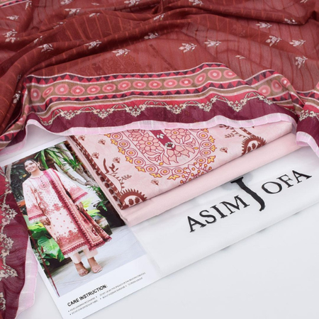 Asim Jofa Signature Lawn – 3 Pc Summer Collection with Elegant Prints