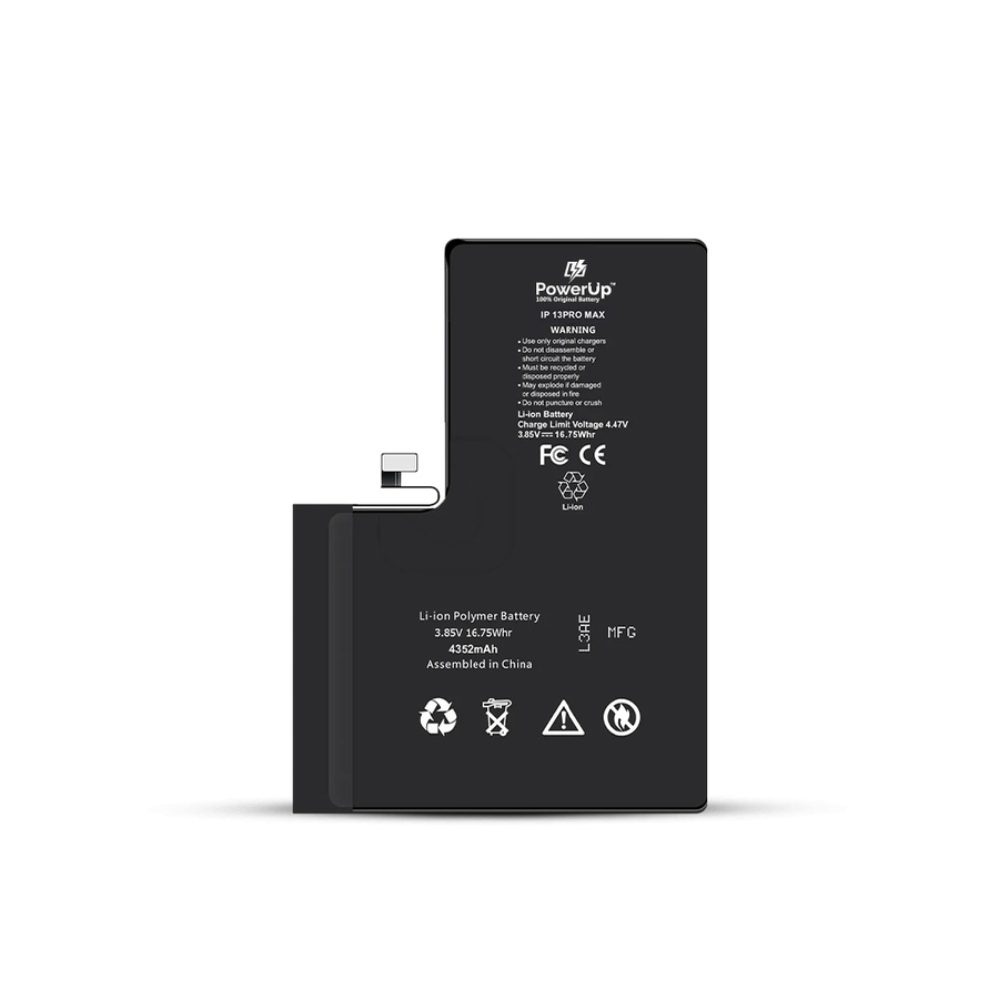 PowerUp Battery for iPhone 13 Pro Max (3400mAh) - Original & Fast Charge