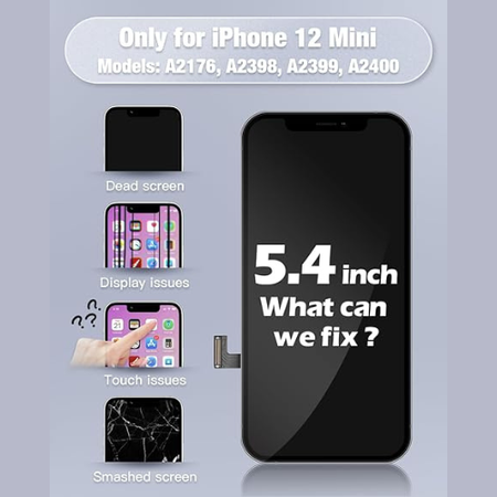 iPhone 12 Mini LCD Panel Black – Premium Display Replacement