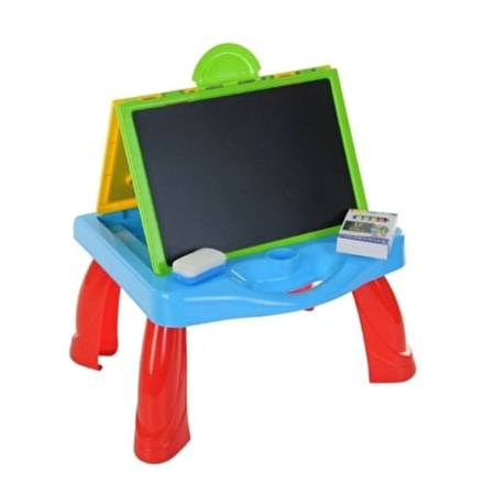 Kids Learning Table Board – 2-in-1 Educational Activity Desk with Whiteboard & Chalkboard | Interactive Learning Station for Toddlers & Preschoolers