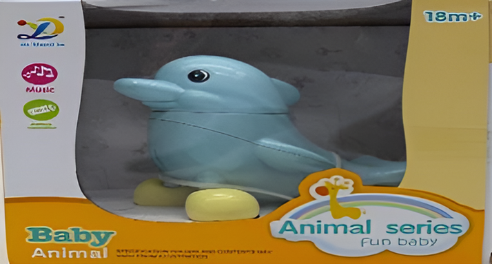Baby Animal Series Musical Walking Toy for Kids – Seal & Dolphin Variants – 18M+ Educational Toy