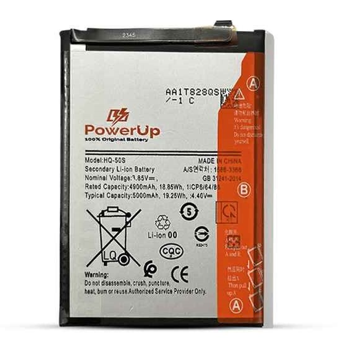 PowerUp Battery for Samsung A02s (5000mAh) - Original & Fast Charge