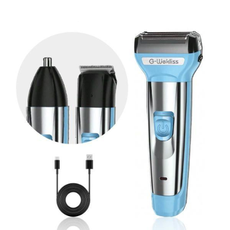 WAER 7070 Electric Foil Shaver for Men – Rechargeable, Wet & Dry Use, Precision Grooming Razor