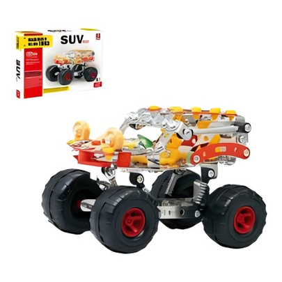 Assembly Alloy Toys DIY Metal SUV Construction Model Kit 272 PCS