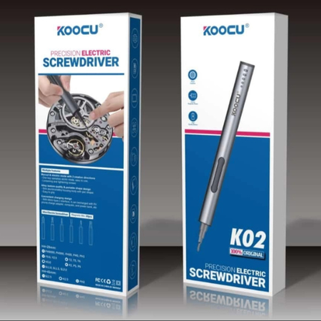 Koocu K02 Electric Screwdriver – Precision Rechargeable Tool for Electronics, Mobile Repair & DIY