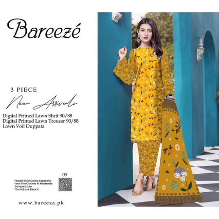 Print by Bareeze – Summer 2025 First Volume Premium Lawn 3PC Collection