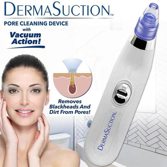 Derma Suction 4-in-1 Pore Cleaner with Vacuum - Blackhead & Blemish Remover