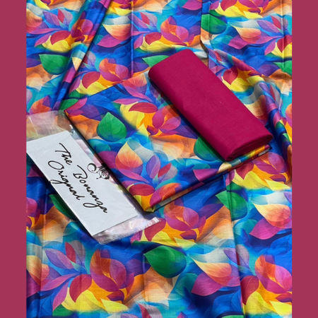Bonanza 2025 Collection – Stylish Floral Lawn 2 Pc Outfit