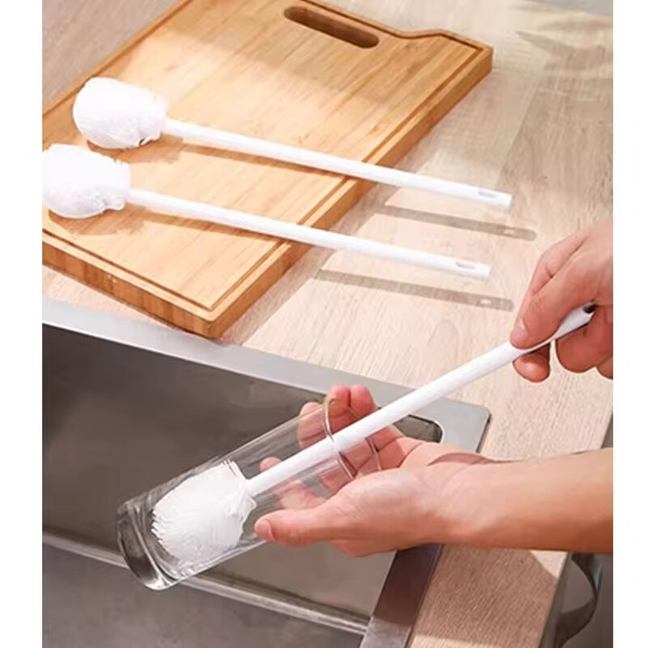 High Quality Triple Sided Cup Brush with Foldable Long Handle - Your Ultimate Cleaning Companion