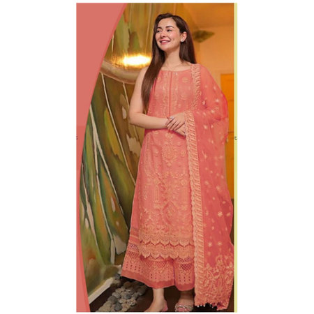 Faiza Saqlain 3-Piece Summer Lawn Suit – Code 1098 | Airjet Lawn with Embroidery and Khaadi Net Dupatta