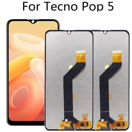 LCD Display for TECNO POP 5 Black Touch Screen Digitizer Replacement