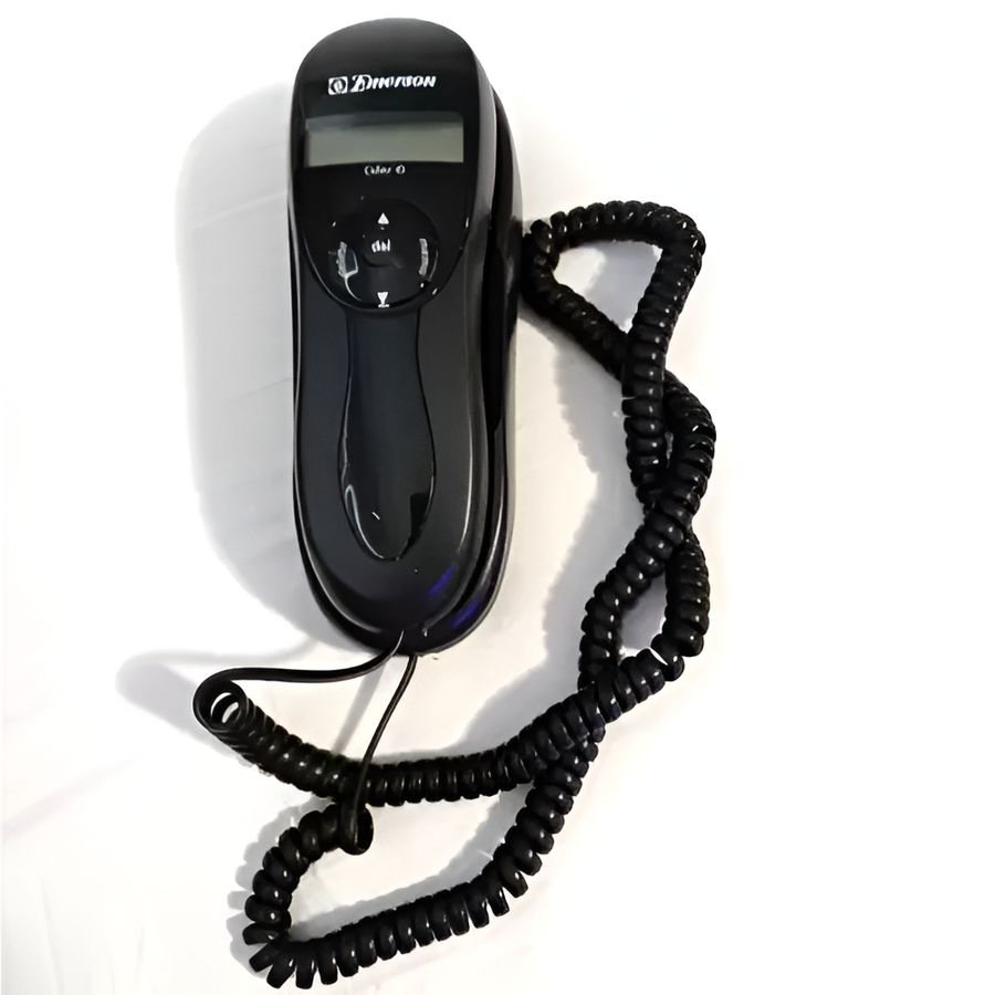 Emerson Slimline Caller ID Phone Desk or Wall Mountable Corded Landline