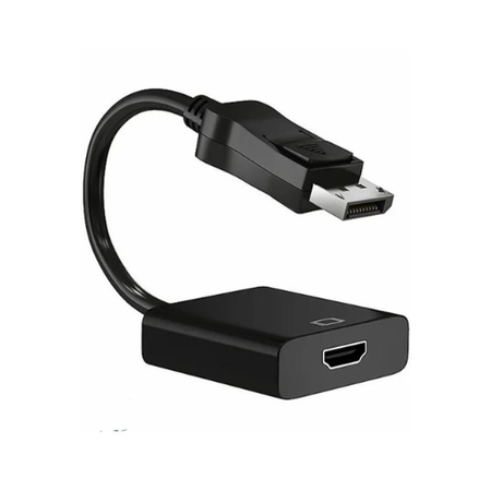 DisplayPort to HDMI Adapter – 1080P HD Video Converter for Monitors, TVs, and Projectors