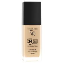 Foundation -Golden Rose Up To 24H Stay- Long-Lasting Full Coverage with SPF 15, Available In 3 Colours