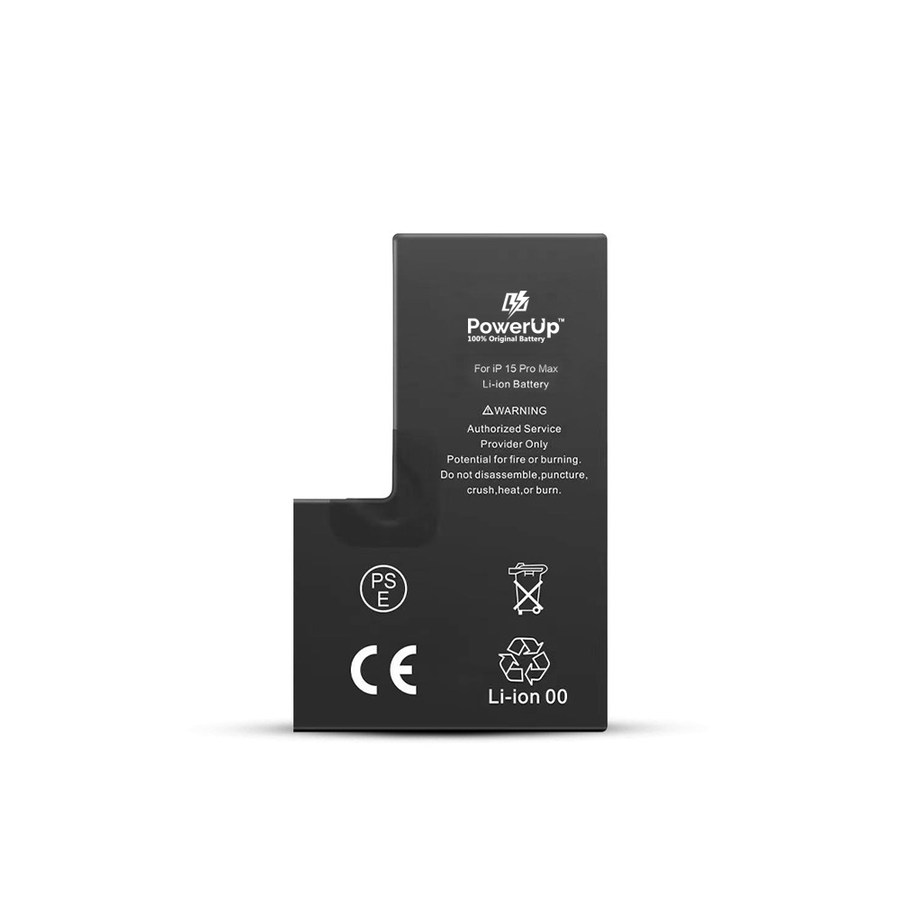 PowerUp Battery for iPhone 15 Pro (3274mAh) - Original & Fast Charger