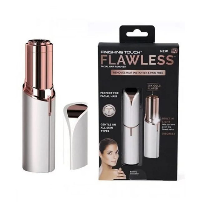 Flawless Facial Hair Remover – Portable Painless Hair Removal Tool for Women