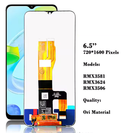 REALME C30 LCD Panel BLACK – High-Quality Replacement for Crystal-Clear Display