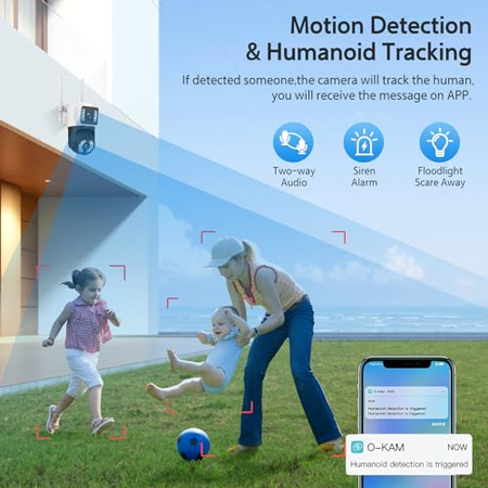 Dual-Lens Outdoor WiFi Camera V380– Smart Surveillance with Double Channel Monitoring