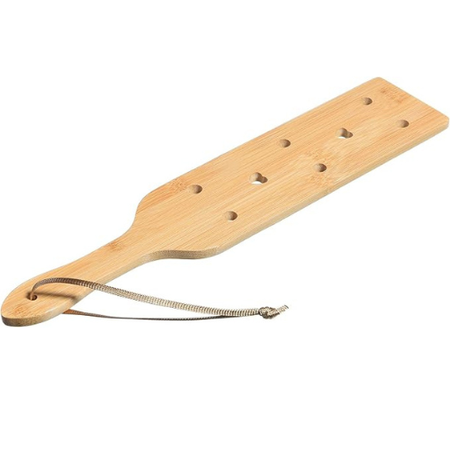 Lightweight Bamboo Paddle Small Wooden Paddle with Smooth Surface & Airflow Holes