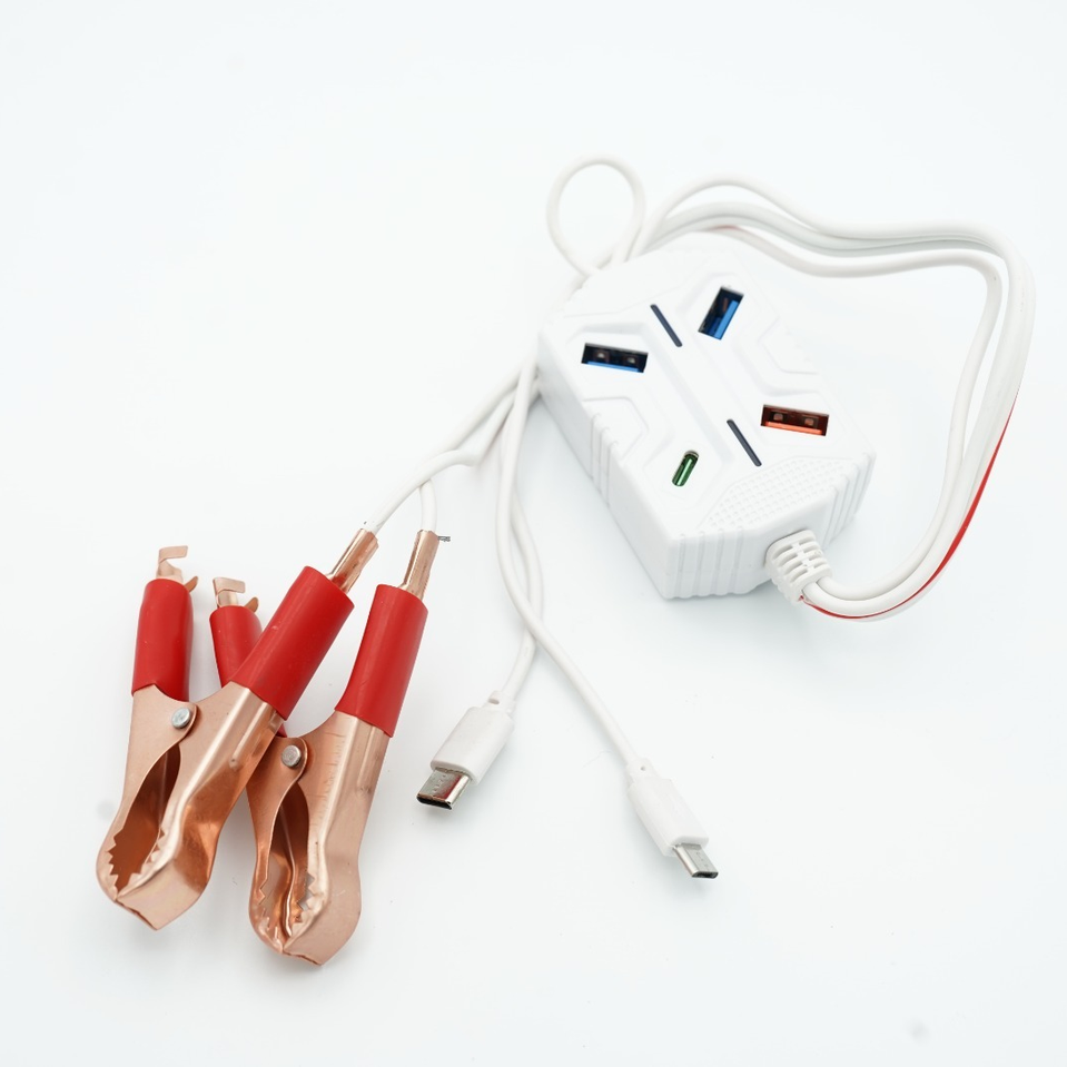 PowerUp Zoook 7-in-1 Universal DC Clip Charger - PD 65W (Z-1128)