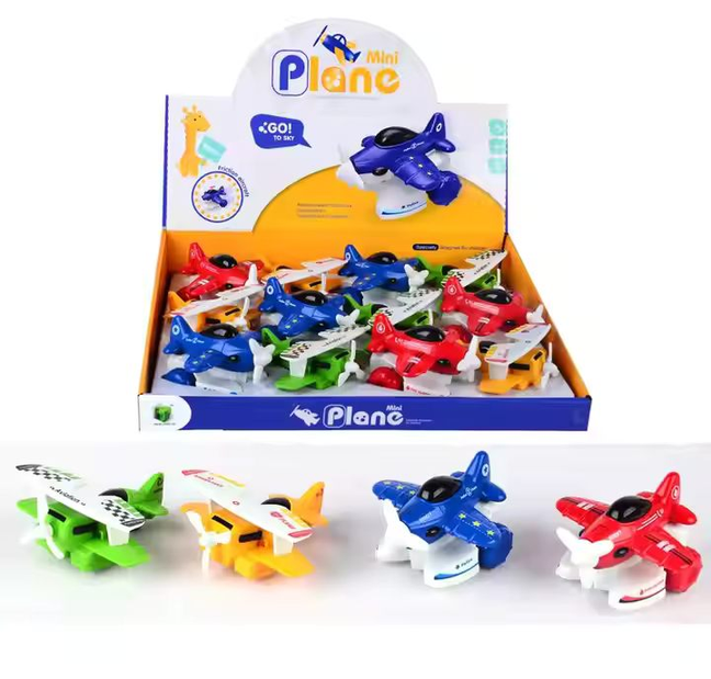Durable Plastic Miniature Airplane Collection - Perfect for Toddlers & Party Favors