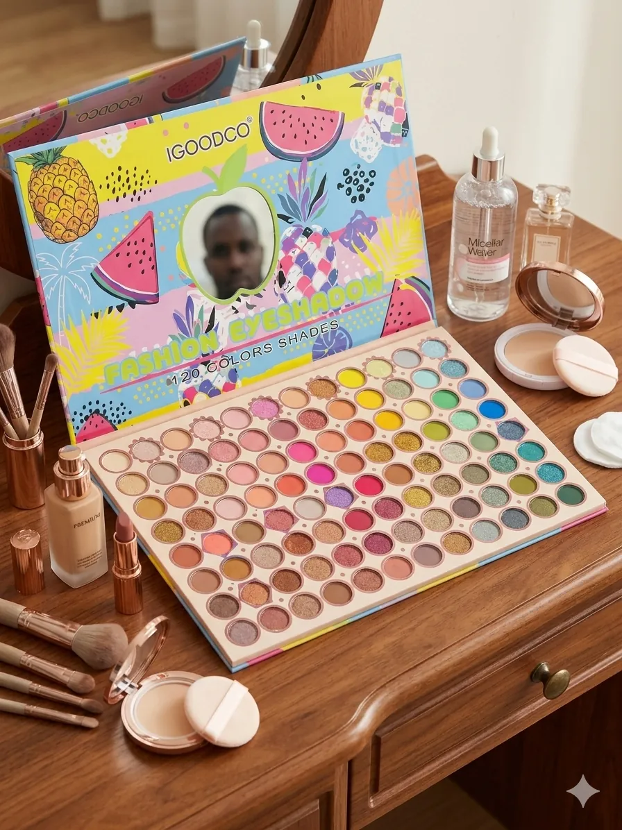 Girls Mind 96 Colors Fashion Eyeshadow Palette - Vibrant Matte & Shimmer Eye Makeup Kit for All Skin Tones