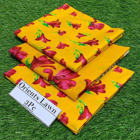 Orient Printed Lawn 3 Pc – Best Quality Fabric for Summer