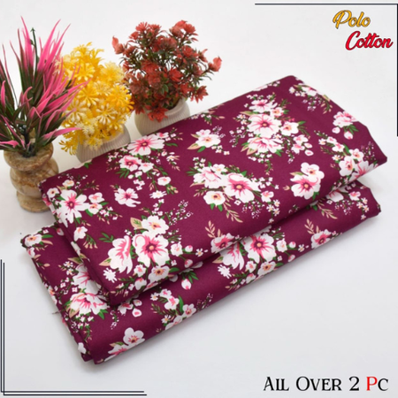 Everyday Elegance – Floral Printed Cotton Suit for Women’s Summer Fashion.