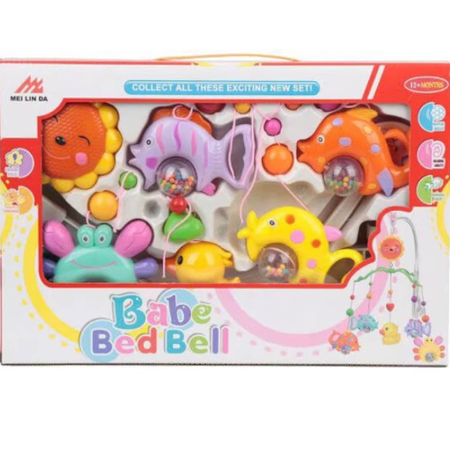 Musical Baby Cot Mobile Hanging Toy Crib Mobile with Soothing Lullabies, Rotating Toys & Easy Attachment