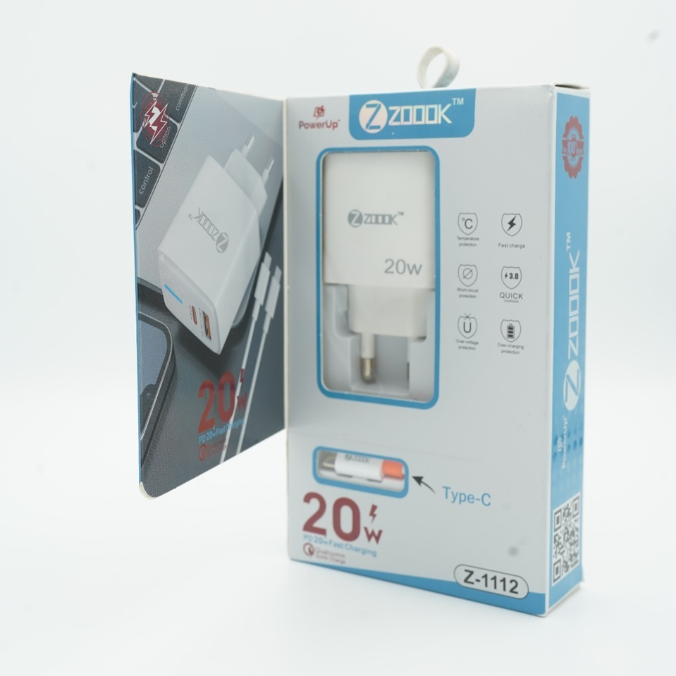 PowerUp Zoook 20W USB-C PD Fast Charger (Z-1112)