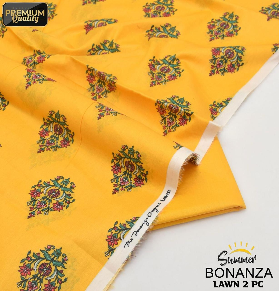 Bonanza Original Lawn Collection 2025 – 2-Piece Digital Printed Lawn Suit for Women