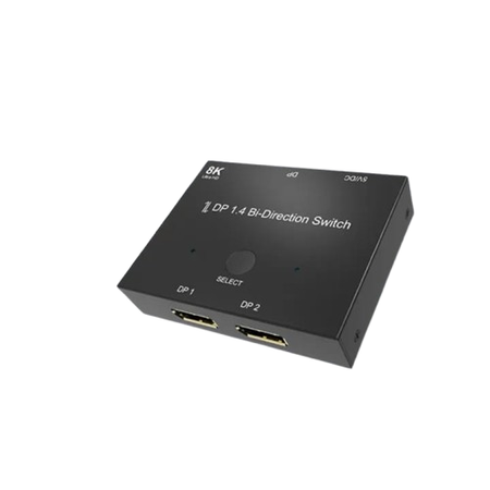 8K DisplayPort 1.4 Bi-Directional Switch – Seamless Multi-Device Connectivity