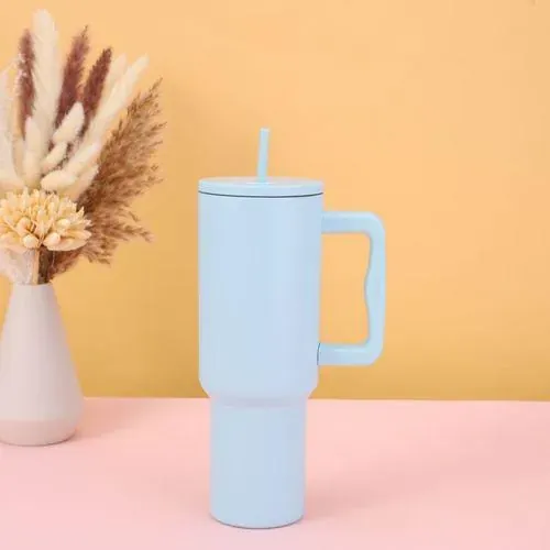Insulated Stainless Steel Tumbler – Hot & Cold Travel Mug (Random Color)