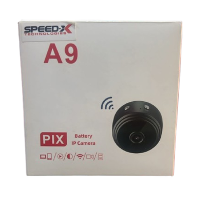 Speed-X A9 Mini WiFi Camera Battery – Wireless Security for Home & Office