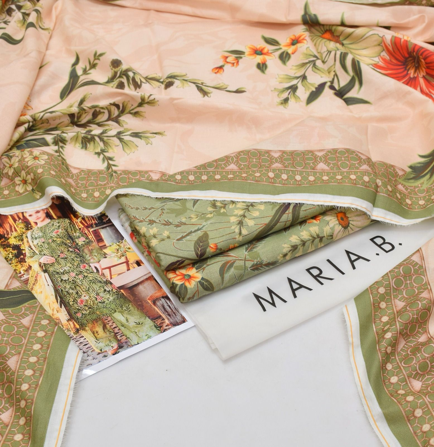 Maria.B MPRINTS Summer 2025 | 3-Piece Lawn Suit | Digital Printed | Airjet Fabric | Wholesale & Retail