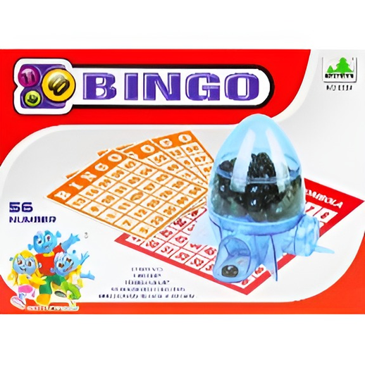 Classic Bingo Game Set: Fun Family Entertainment with 56 Numbers